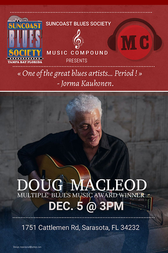 Afternoon of Blues Music with Doug MacLeod